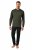 JP1880 Pyjamas Two-piece Striped Dark Green - Undertøj og badetøj - Badetøj og Undertøj i store størrelser 