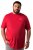 Men+ 500 T-shirt Indigo Blue Denim Mørkerød - T-shirts - T-shirts i store størrelser - 2XL-14XL