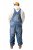 JP1880 842648 Smækbukser i denim med vid pasform Denimblå - Jeans og bukser - Herrejeans og bukser i store størrelser W40-W70