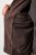 JP1880 Jacket Buffed Nubuck Lamb Leather Brown - Jakker - Jakker i store størrelser, 2XL- 12XL