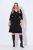 Ulla Popken 843326 Sweatkjole med 3/4-ærmer Sort - Sweatkjoler - 