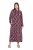 Ulla Popken 843358 Mønstret sweatkjole Blomme - Sweatkjoler - 