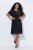 Ulla Popken 844356 Aftenkjole Sort - Aftenkjoler - Festkjoler i plus size