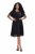 Ulla Popken 844356 Aftenkjole Sort - Aftenkjoler - Festkjoler i plus size