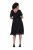 Ulla Popken 844356 Aftenkjole Sort - Aftenkjoler - Festkjoler i plus size