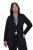 Ulla Popken 844842 Jerseyblazer Sort - Blazere - Blazere i plusstørrelser til kvinder