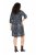 Ulla Popken 844945 Mønstret jerseykjole Sort - Jerseykjoler - 