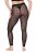 Ulla Popken 844970 Mønstrede strømpeleggings Sort - Strømpebukser & strømper - 