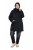 Ulla Popken 845111 Parka Sort - Frakker - Frakker i store størrelser