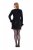 Ulla Popken 845145 Pailletkjole Sort - Aftenkjoler - Festkjoler i plus size