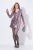 Ulla Popken 845145 Pailletkjole med V-hals Rosa - Aftenkjoler - Festkjoler i plus size