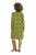 Ulla Popken 845190 Blomstret jerseykjole Turkis - Jerseykjoler - 