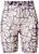 Ulla Popken 845285 Blomstrede antigniv-shorts Sort - Antigniv-shorts - 