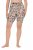 Ulla Popken 845285 Blomstrede antigniv-shorts Sort - Antigniv-shorts - 