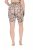 Ulla Popken 845285 Blomstrede antigniv-shorts Sort - Antigniv-shorts - 