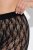 Ulla Popken 845290 Blomstrede antigniv-shorts med blonde Sort - Antigniv-shorts - 