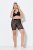 Ulla Popken 845290 Blomstrede antigniv-shorts med blonde Sort - Antigniv-shorts - 