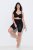 Ulla Popken 845319 Antigniv-shorts med blonde Sort - Antigniv-shorts - 