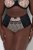 Ulla Popken 845347 Blomstrede stringtrusser Gammelrosa - Trusser - 