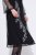 Ulla Popken 845366 Aftenkjole med V-hals Sort - Aftenkjoler - Festkjoler i plus size