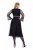 Ulla Popken 845366 Aftenkjole med V-hals Sort - Aftenkjoler - Festkjoler i plus size