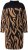 Ulla Popken 845378 Dyreprintet strikket kjole Beige - Aftenkjoler - Festkjoler i plus size