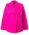 Ulla Popken 846021 Fleecefrakke Rosa - Frakker - Frakker i store størrelser