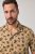 JP1880 Boxy Cuba Short Sleeve Shirt Camel - Skjorter - Skjorter til store mænd 2XL- 8XL