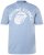 JP1880 846221 Rolling Stones Tongue T-shirt Pudderblå - Band T-shirts - Band T-shirts til mænd