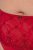Ulla Popken 846235 Hipstertrusser med blonde Rød - Trusser - 
