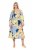Ulla Popken 846330 Blomstret maxikjole Lyseblå - Maxikjoler - Maxikjoler i plus size