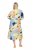 Ulla Popken 846330 Blomstret maxikjole Lyseblå - Maxikjoler - Maxikjoler i plus size
