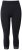 Ulla Popken 846491 3/4-strømpeleggings med blonde Sort - Strømpebukser & strømper - 