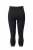 Ulla Popken 846491 3/4-strømpeleggings med blonde Sort - Strømpebukser & strømper - 