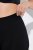 Ulla Popken 846491 3/4-strømpeleggings med blonde Sort - Strømpebukser & strømper - 