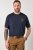 JP1880 846657 T-shirt bellyfit med badges Mørkeblå TALL - TALL T-shirts - Lange T-shirts Mænd
