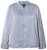 Ulla Popken 847191 Skinnende blousonjakke med collegekrave Grå - Jakker - Dame jakker i store størrelser