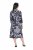 Ulla Popken 847972 Blomstret strikket kjole Hvid - Strikkjoler - 