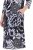 Ulla Popken 847972 Blomstret strikket kjole Hvid - Strikkjoler - 