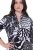 Ulla Popken 847972 Blomstret strikket kjole Hvid - Strikkjoler - 