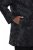 Ulla Popken 848099 Blomstret jacquardblazer med skjult knaplist Sort - Blazere - Blazere i plusstørrelser til kvinder