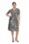 Ulla Popken 848137 Dyreprintet pailletkjole Beige - Aftenkjoler - Festkjoler i plus size