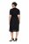 Ulla Popken 848140 Pailletkjole Sort - Aftenkjoler - Festkjoler i plus size