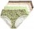 Ulla Popken 848810 Dyreprintede trusser 5-pak Taupe - Trusser - 