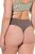 Ulla Popken 848826 Dyreprintede stringtrusser 3-pak Taupe - Trusser - 