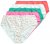 Ulla Popken 849140 Blomstrede trusser 5-pak Benhvid - Trusser - 