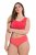 Ulla Popken 849140 Blomstrede trusser 5-pak Benhvid - Trusser - 