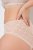 Ulla Popken 849194 Blomstrede trusser med blonde 3-pak Sort - Trusser - 