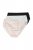 Ulla Popken 849194 Blomstrede trusser med blonde 3-pak Sort - Trusser - 