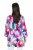 Ulla Popken 849728 Blomstret blazer i hørblanding Hvid - Blazere - Blazere i plusstørrelser til kvinder